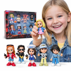 ZESTAW FIGUREK STRANGER THINGS INSPIROWANY SERIALOWYM 8 POSTACI DEMOGORGON