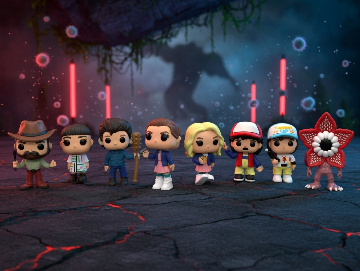 ZESTAW FIGUREK POP SERIAL STRANGER THINGS 8 CM PREZENT DLA FANA ZABAWKA