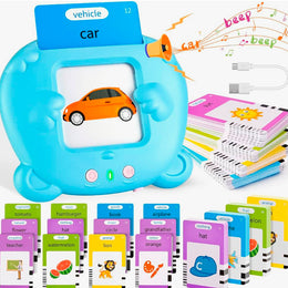 CZYTNIK KART DO NAUKI SŁÓWEK POLSKI I ANGIELSKI 448 SŁÓW III TRYBY JĘZYKÓW RÓŻOWY