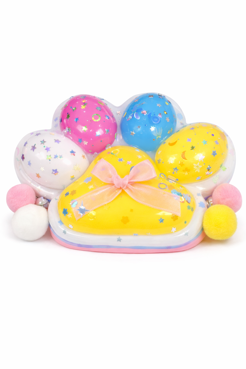 WYKLEJANKA ANTYSTRESOWA KOLOROWA ŁAPKA 11 CM GNIOTEK