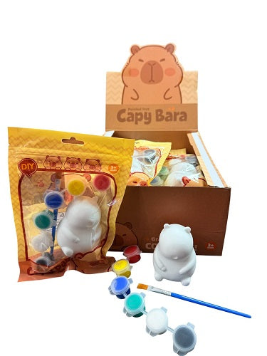 KAPIBARA DIY ZABAWKA DO WŁASNORĘCZNEGO MALOWANIA FARBKAMI CAPYBARA