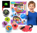 MAGIC WORM MAGICZNE JAJKA NIESPODZIANKI Z ROBACZKAMI + MASA SENSORYCZNA
