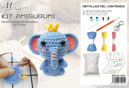 ZESTAW DIY AMIGURUMI ROBIENIE NA DRUTACH HOBBY KREATYWNOŚĆ ZWIERZĘTA