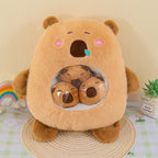 ZESTAW 2W1 CAPYBARA 35 CM + ALBUM Z NAKLEJKAMI TOREBKA PREZENT DLA DZIECKA