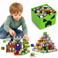 MAGNETYCZNY KONSTRUKTOR 200 ELEMENTÓW + FIGURKI | KLOCKI MAGNETYCZNE PIXEL