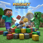 MAGNETYCZNY KONSTRUKTOR "MINECRAFT WORLD" (66 ELEMENTÓW) — ZBUDUJ SWÓJ NIEPOWTARZALNY PIKSELOWY ŚWIAT