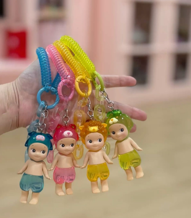 FIGURKI HIPPERS BLIND BOX NIESPODZIANKA LALECZKA BRELOCZEK SONY ANGEL