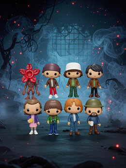 ZESTAW FIGUREK STRANGER THINGS 8 POSTACI KOLEKCJONERSKICH PREZENT