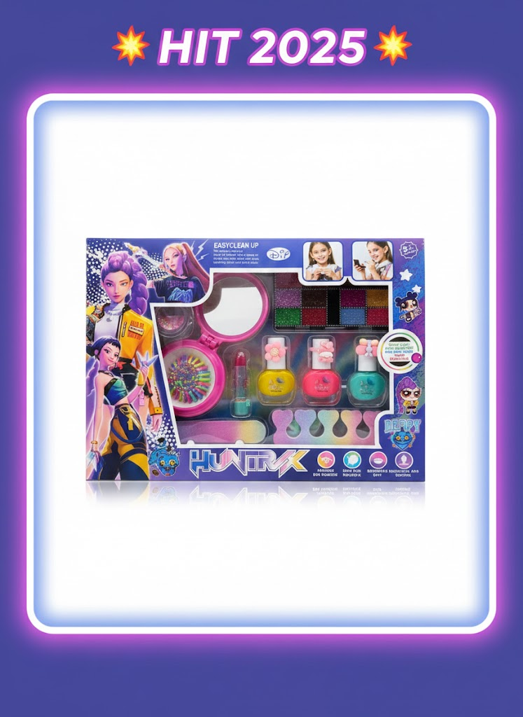 ZESTAW DO MAKIJAŻU KOSMETYKI DLA DZIECI K-POP ŁOWCY DEMONÓW