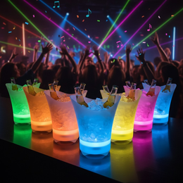 WIADERKO NA LÓD LED Z GŁOŚNIKIEM BLUETOOTH