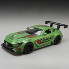 METALOWY KOLEKCJONERSKI SAMOCHÓD SPORTOWY MERCEDES GT2 PRO 1:24 SPORTCAR