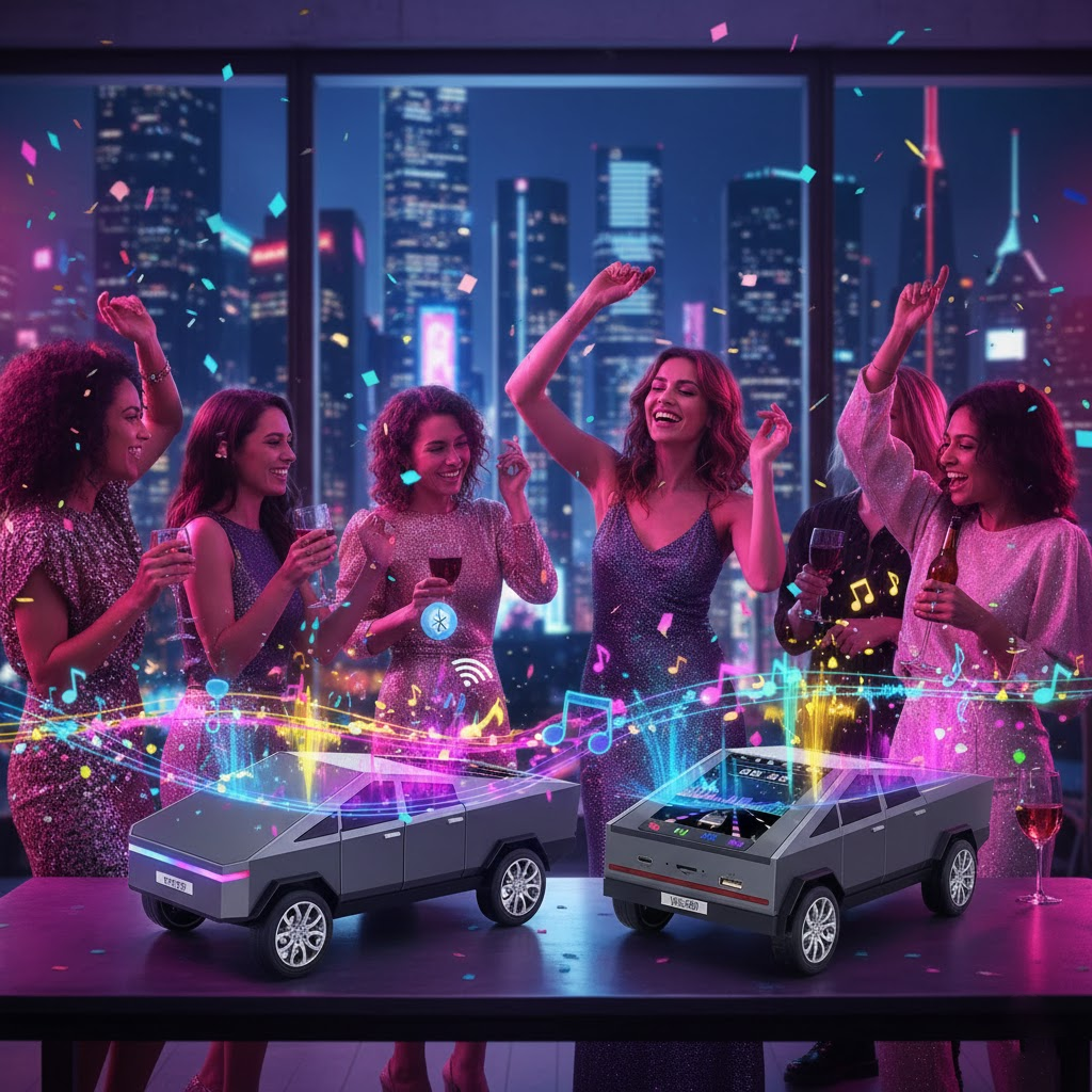 PRZENOŚNY GŁOŚNIK BLUETOOTH CYBERTRUCK (WS-580)