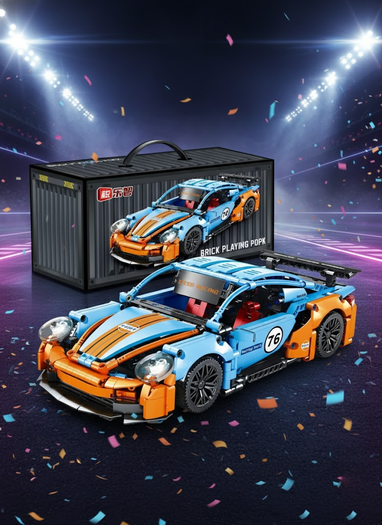 ZESTAW KLOCKÓW PORSCHE 911 RSR (1399 ELEMENTÓW)