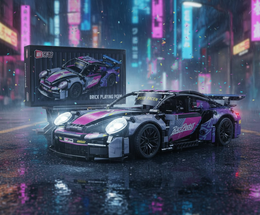 ZESTAW KLOCKÓW SAMOCHÓD SPORTOWY "CYBER-WYŚCIGÓWKA" (PONAD 1400 ELEMENTÓW)