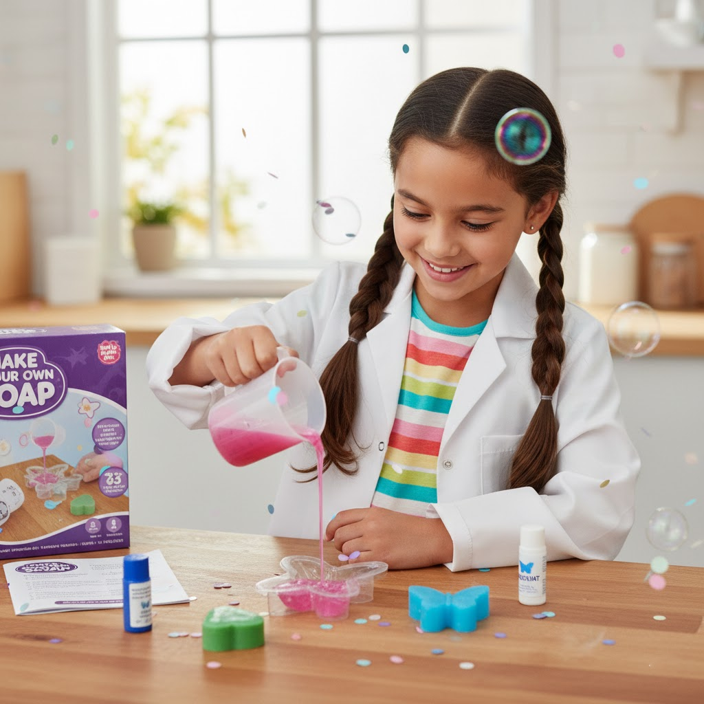 DIY ZESTAW DO EKSPERYMENTÓW NAUKOWYCH: ZRÓB SWOJE WŁASNE MYDŁO!