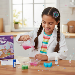 DIY ZESTAW DO EKSPERYMENTÓW NAUKOWYCH: ZRÓB SWOJE WŁASNE MYDŁO!