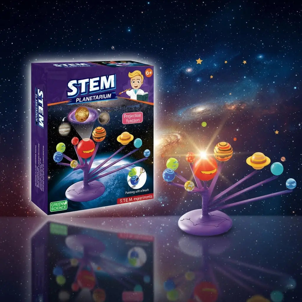 ZESTAW PLANETARIUM STEM Z PROJEKTOREM - ASTRONOMIA W TWOIM POKOJU!
