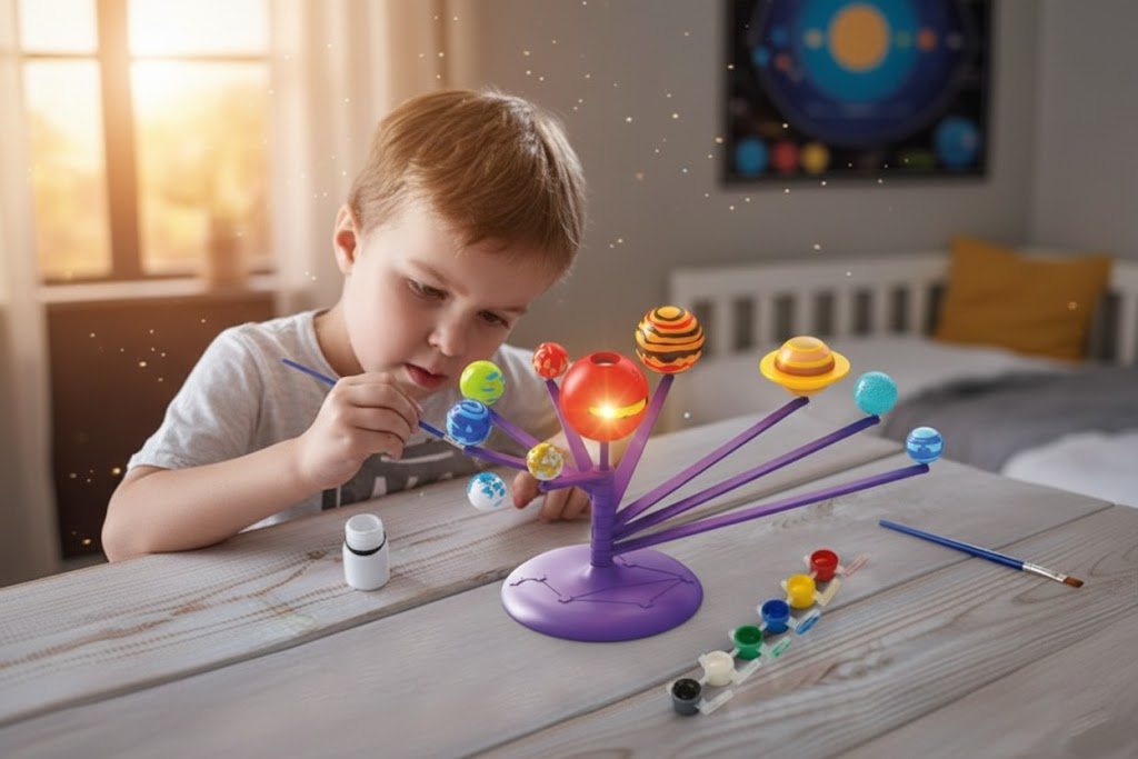 ZESTAW PLANETARIUM STEM Z PROJEKTOREM - ASTRONOMIA W TWOIM POKOJU!