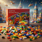 ZESTAW KLOCKÓW KONSTRUKCYJNYCH LEGO 500 ELEMENTÓW