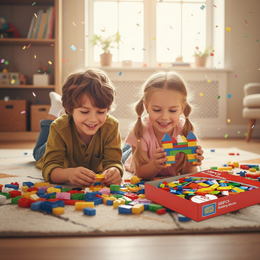 ZESTAW KLOCKÓW KONSTRUKCYJNYCH LEGO 500 ELEMENTÓW