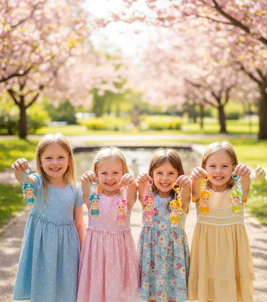 FIGURKI HIPPERS BLIND BOX NIESPODZIANKA LALECZKA BRELOCZEK SONY ANGEL