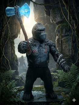 FIGURKA KING KONG 31 CM RUCHOMA SKULL ISLAND PREZENT DLA DZIECKA ZABAWKA