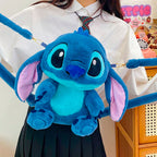 PLECAK TOREBKA PLUSZAK STICH STITCH MASKOTKA PLUSZOWA NA RAMIĘ DZIECI DUŻA NIEBIESKI 30*25 CM