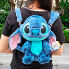 PLECAK TOREBKA PLUSZAK STICH STITCH MASKOTKA PLUSZOWA NA RAMIĘ DZIECI DUŻA NIEBIESKI 30*25 CM