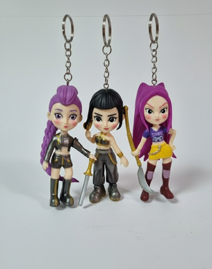 BRELOKI K-POP ŁOWCY DEMONÓW FIGURKI 3D OK. 10 CM
