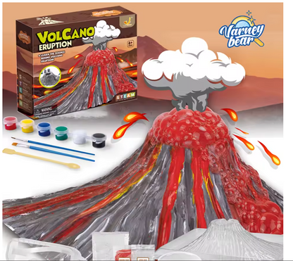Zestaw do eksperymentów „Erupcja Wulkanu" – DIY STEM dla dzieci