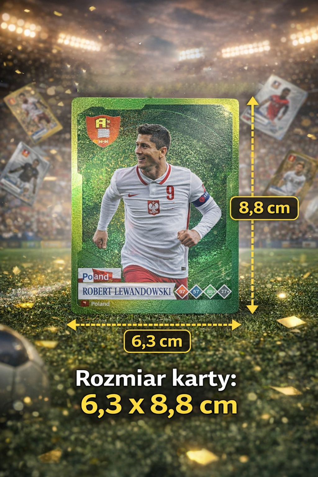 ZESTAW 4w1 WORLD FOOTBALL STARS 220 KART EDYCJA KOLEKCJONERSKA PIŁKARSKI