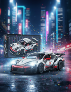 SPORTCAR ZESTAW KLOCKÓW SAMOCHÓD SPORTOWY (PONAD 1400 ELEMENTÓW)