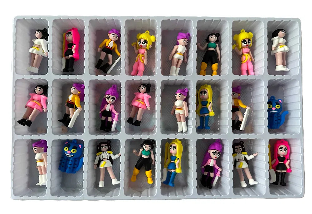 KALENDARZ ADWENTOWY K-POP DEMON HUNTERS FIGURKI BRELOKI 24szt