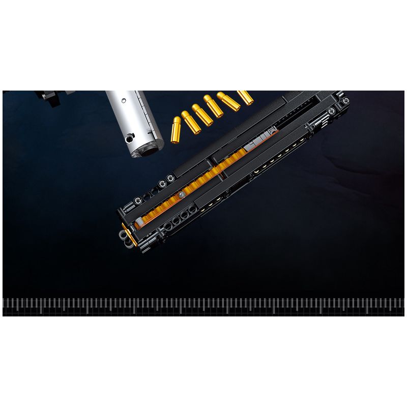 MEGA CONSTRUCTOR BROŃ KARABIN ASIC 1609 CZĘŚCI UMP-45 PREZENT