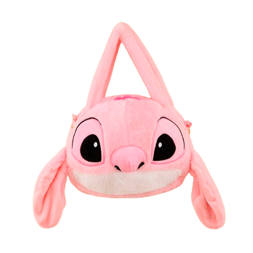 TOREBKA LILO I STICH PLUSZOWA TORBA MASKOTKA MIS PLUSZAK RÓŻOWY STICZ NA PREZENT 40*40 CM