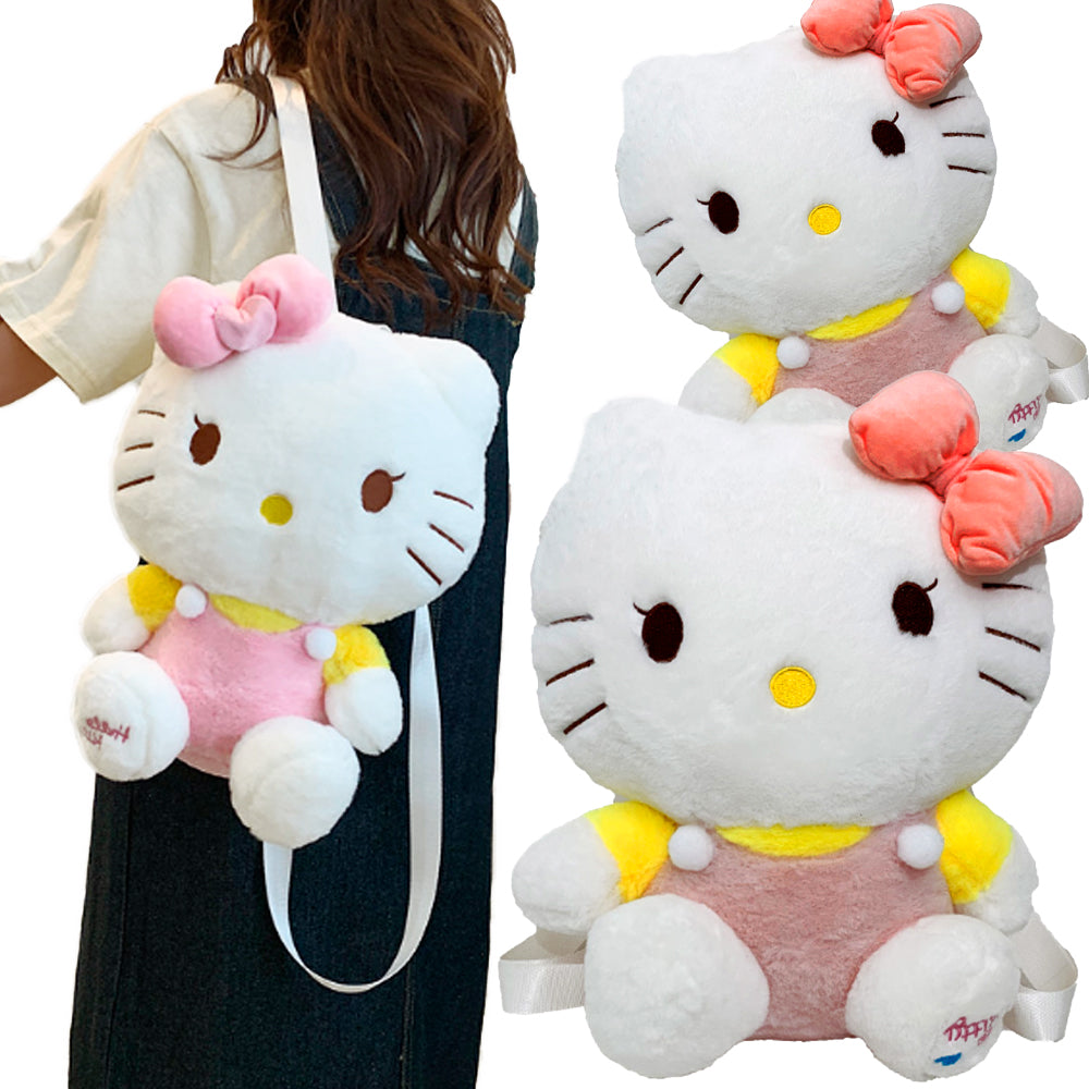 PLECAK TOREBKA PLUSZAK HELLO KITTY MASKOTKA PLUSZOWA DUŻA RÓŻOWY 40*30 CM
