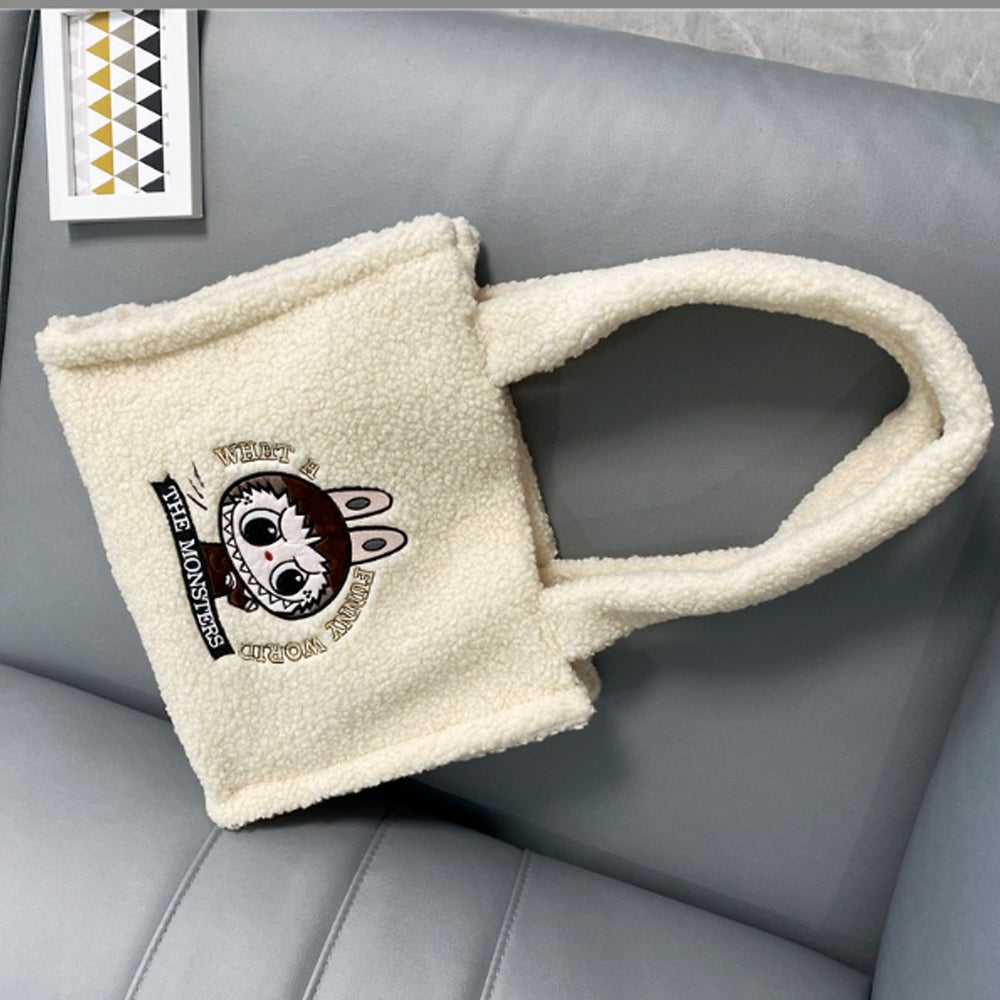 PLUSZOWA TORBA LABUBU MASKOTKA DLA DZIECI PLUSZOWA TORBA NA RAMIĘ 50*35 см