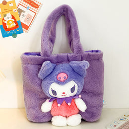 PLUSZOWA TORBA MY MELODI KUROMI MASKOTKA DLA DZIECI PLUSZOWA TORBA NA RAMIĘ 50*30 см