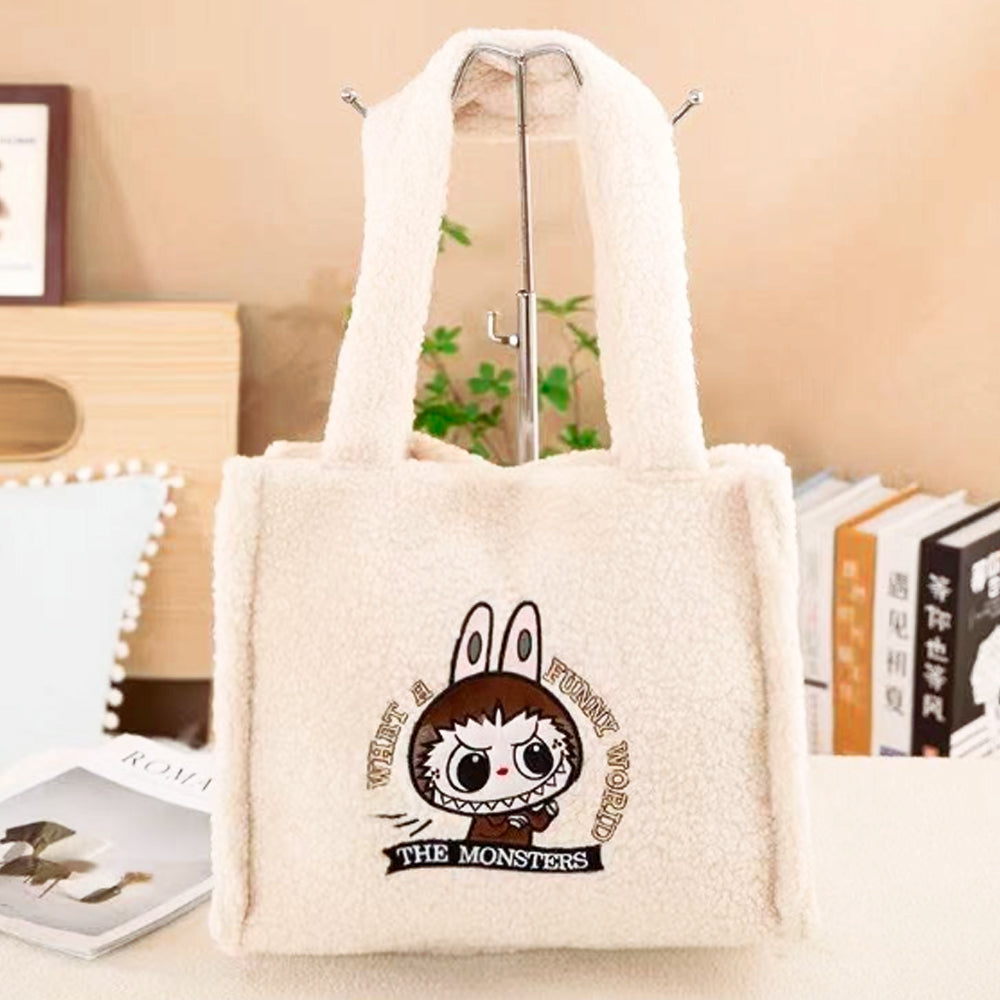 PLUSZOWA TORBA LABUBU MASKOTKA DLA DZIECI PLUSZOWA TORBA NA RAMIĘ 50*35 см