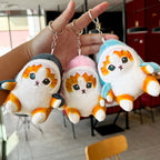 MASKOTKA PLUSZAK BRELOK BRELOCZEK ZAWIESZKA KOT REKIN MOFUSAND 20 CM KAWAI