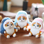 MASKOTKA PLUSZAK BRELOK BRELOCZEK ZAWIESZKA KOT REKIN MOFUSAND 20 CM KAWAI