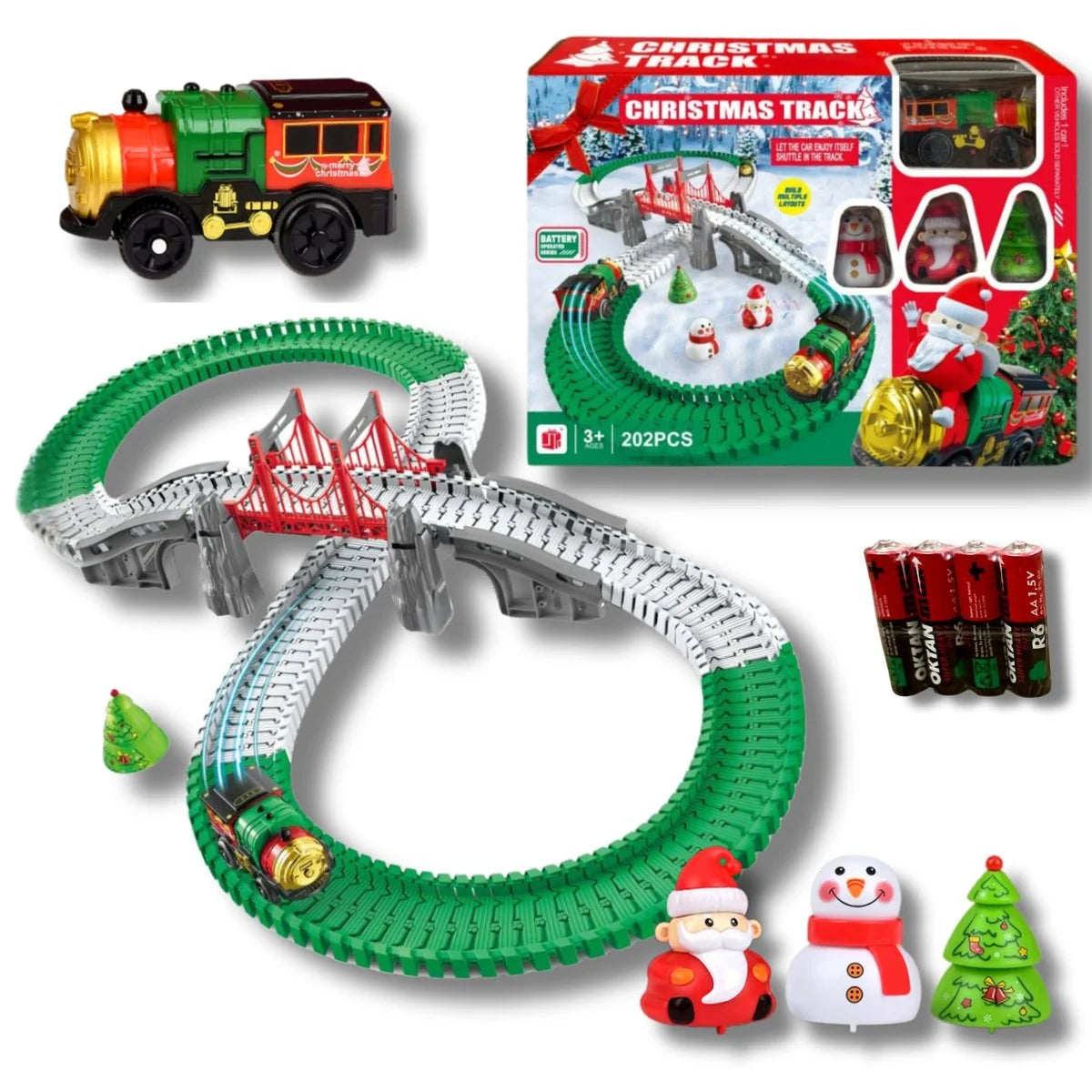 TOR ELASTYCZNY – KOLEJKA ŚWIĄTECZNA EKSPRES POLARNY 202 ELEMENTY