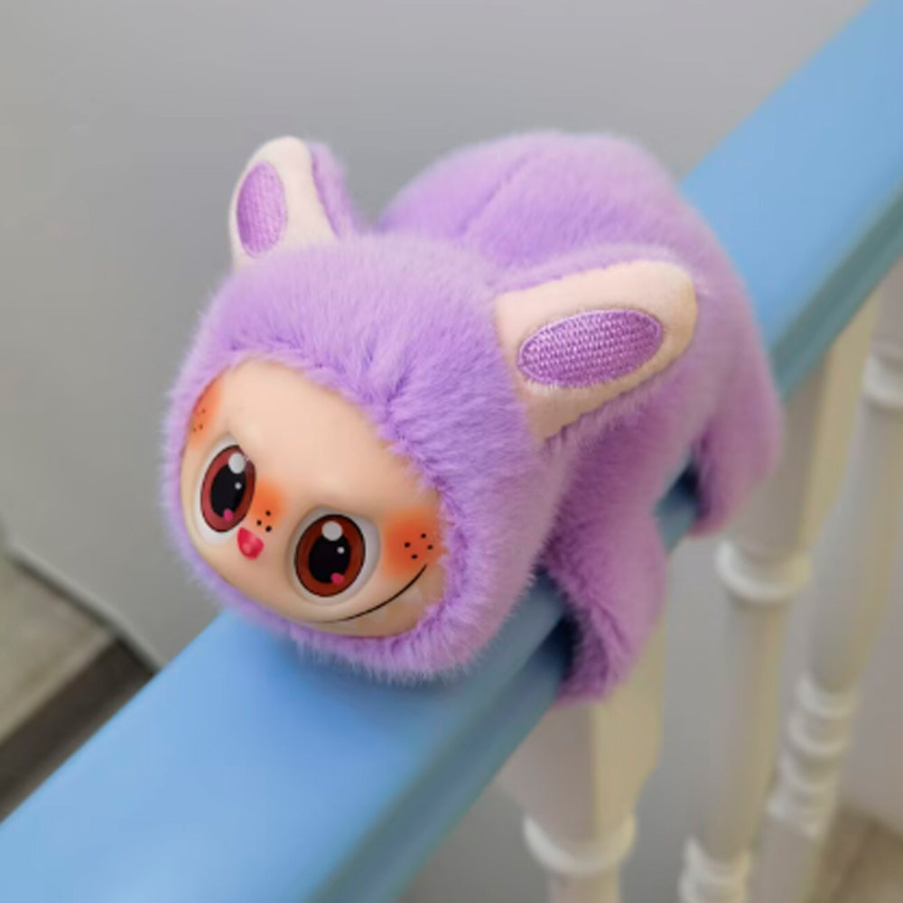 LABUBU MUZYCZNA MASKOTKA LABUBU ZABAWKA LED BRANSOLETKA OPASKA NA RĘKĘ 2W1 17 CM