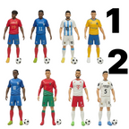 KOLEKCJONERSKI ZESTAW FIGUREK PIŁKARSKICH PIŁKARZE 10 CM (2 WARIANTY)