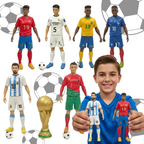 ZESTAW FIGUREK PIŁKARSKICH FIFA 15 CM + PUCHAR MISTRZÓW 4 OPCJE PREZENT