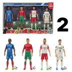 KOLEKCJONERSKI ZESTAW FIGUREK PIŁKARSKICH PIŁKARZE 10 CM (2 WARIANTY)