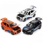METALOWY SAMOCHÓD BMW X5 COMPETITION 20 CM ŚWIATŁA, OTWIERANE ELEMENTY
