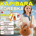 PLUSZOWA TOREBKA KAPIBARA NOWY KUFEREK + BRELOK KAPIBARA JAKO PREZENT TORBA