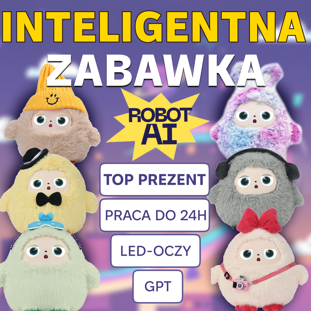 ROBOTY-TOWARZYSZE AI TUYA – IDEALNY PREZENT NA KAŻDĄ OKAZJĘ! TECHNOLOGIA I PRZYTULANIE: 6 MĄDRYCH ROBOTÓW AI – TWÓJ DZIECIAK ZASŁUGUJE NA NAJLEPSZEGO PRZYJACIELA Z OCZAMI LED I 61 JĘZYKAMI