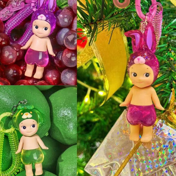 MODNY BRELOCZEK SONNY ANGEL FIGURKA MINI LALECZKA HIPPERS 1STZ WIELOBARWNY